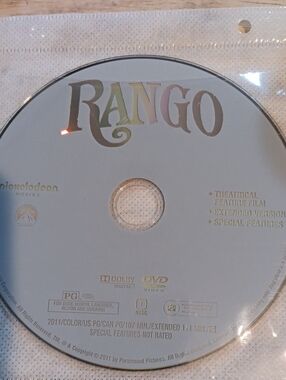 Rango DVD *NO CASE*